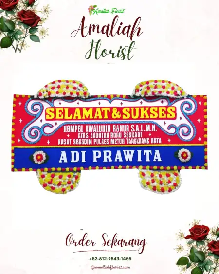 Papan Bunga Ucapan Selamat Cimoyan