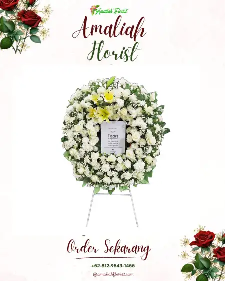 Krans Bunga Duka Cimoyan